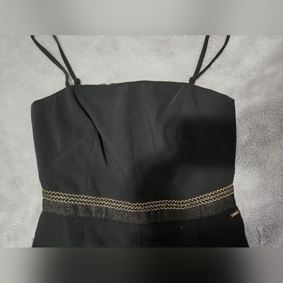 DEPT Black Jumpsuit with Gold Band. Size XS - Picture 2 of 10